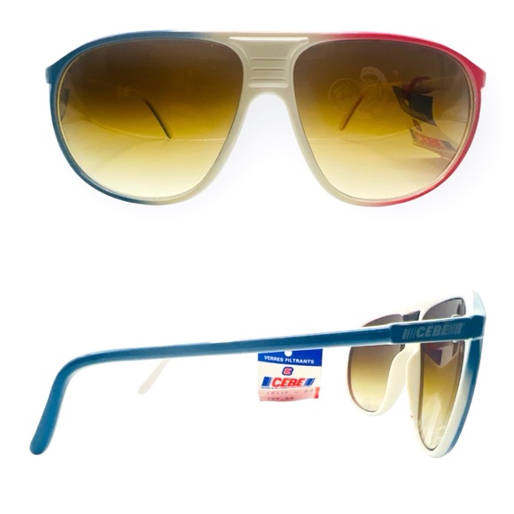 CEBE France Vintage Aviator Style Sunglasses circa 1980’s, Unisex, NWT - Picture 1 of 6